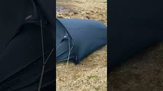 Testing tents in 34 mph gusts  Tarptent Rainbow  MLD Cricket  Helsport Ringstind Superlight 2p [upl. by Noryv]