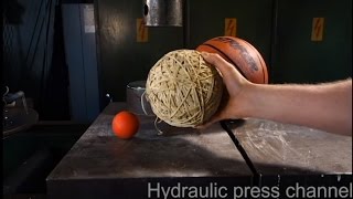 Crushing balls with hydraulic press VOL 1 [upl. by Eckblad306]