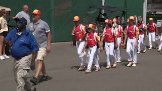 Needville Little League enters stadium prior to US Championship [upl. by Caputto]