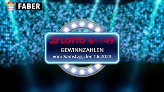 FABER Lotto · LottoGewinnzahlen vom Samstag den 01062024 [upl. by Amathist796]