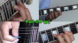 How to Read Guitar Tabs  Pull OFF p wwwFarhatGuitarcom [upl. by Mauro]