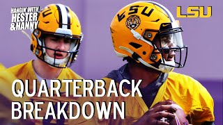 LSU QB breakdown Max Johnson vs TJ Finley [upl. by Yleek]