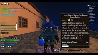 HOW To MAKE WATER BREATHING Potions In ARCANE ODYSSEY [upl. by Breban]