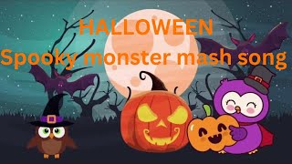 Spooky monster mash Halloween songfor kids [upl. by Ametaf]