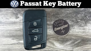 How To Replace 2018  2020 Volkswagen Passat Key Fob Battery  Change VW Passat Remote Fob Batteries [upl. by Sher]