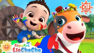 La Vaca Lola  Canción de la Granja  LiaChaCha en Español  Canciones Infantiles [upl. by Nellir]