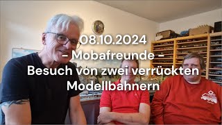 20241008 MärklinH0 Modellbahn Besuch von zwei verrückten Modellbahnern [upl. by Rochemont]