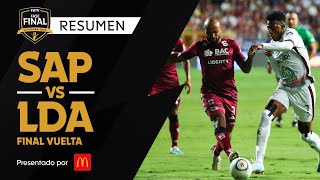 Resumen del juego Saprissa 1 vs Alajuelense 0  Clausura 2023  Final Vuelta [upl. by Louie]