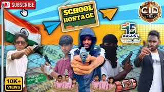 Desi CID  School Hostage  funny Cid 😂😂 [upl. by Eilak278]