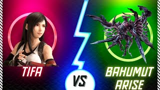 FF VII REBIRTH  Tifa vs FULL POWER Bahamut Arisen defeated in 111 no healing [upl. by Kolnick844]