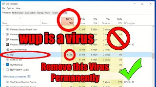 how to remove wup virus permanently  wupexe is a virus  wup virus [upl. by Lamoureux]