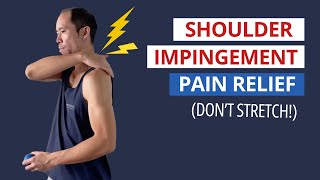 Shoulder Impingement PAIN RELIEF in 5 Minutes Faster than Tylenol [upl. by Adnilreh]