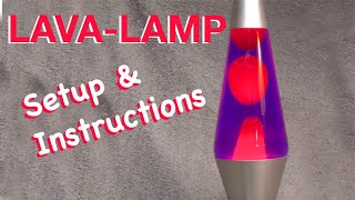 Lava Lamp Setup  How to [upl. by Tymothy]