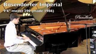 PianoWorks demo of Bösendorfer Imperial made 1986 [upl. by Lillis]