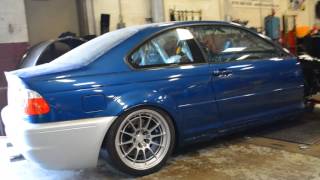 LS6 Swapped BMW M3 Dyno Tuned  Sound Performance [upl. by Enneirb]