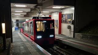 Neue Dolderbahn abfahrt in Zürich Römerhof [upl. by Kerekes]