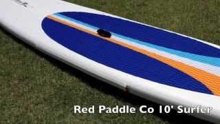 Red Paddle Co 10 Surfer inflatable stand up paddle board  walk around [upl. by Akkeber401]