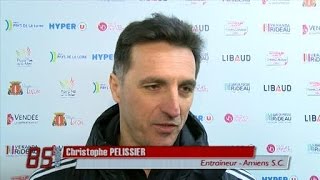 Luçon vs Amiens 03  Interview de Christophe Pelissier [upl. by Florian]