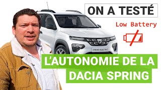 Dacia Spring  jusquoù peut aller la 1ère voiture électrique lowcost [upl. by Anilec563]