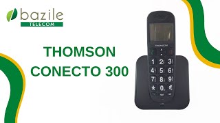 Présentation du téléphone fixe Thomson Conecto 300  Bazile Telecom [upl. by Dovev]