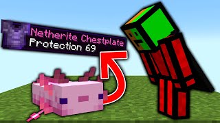 Minecraft But Axolotls Drop OP Items [upl. by Walcott531]