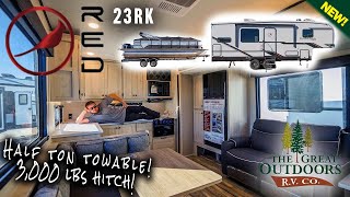 NEW 2024 HalfTon Fifth Wheel w 3000 lbs TOW HITCH  2024 Cardinal RED 23RK [upl. by On102]