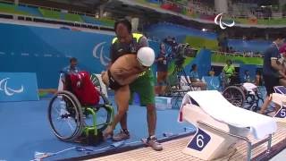 Swimming  Mens 50m Breaststroke  SB2 Heat 2  Rio 2016 Paralympic Games [upl. by Critta]