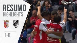 Highlights  Resumo Sp Braga 10 Vitória SC Liga 1819 25 [upl. by Fairlie942]