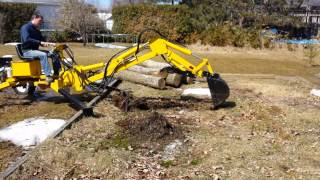 Backhoe  Digging frozen ground [upl. by Natalie800]