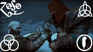 Kratos vs Thor  Perfectly Synced to Immigrant Song [upl. by Ledarf]