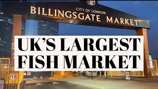 UK’s largest Fish Market Billingsgate Market London [upl. by Philina]