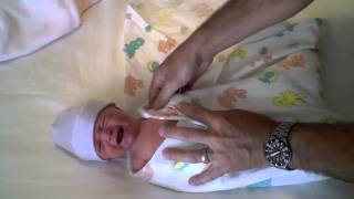 How to adorably swaddle your newborn baby [upl. by Lenahc588]