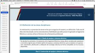 GUIA DE TEMAS DE ESTUDIO PARA EXAMEN CENEVAL EGEL PLUS INGENIERIA ELECTRICA ceneval [upl. by Nowtna489]