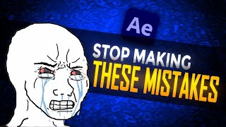 STOP 🚫 MAKING THESE MISTAKES IN AFTER EFFECTS  EASY  HINDI  BEGINNERS LEVEL [upl. by Eniledam]