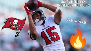 Jalen McMillan Preseason 2024 Highlights🔥 NFL Preseason Highlights [upl. by Miguela]