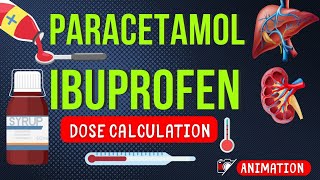 PARACETAMOL amp IBUPROFEN SUSPENSION  SYRUP  DOSE  FEVER  PEDIATRICS [upl. by Lenej]