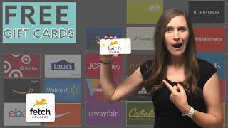 How to Use Fetch Rewards App  Fetch Tutorial  Free Gift Cards [upl. by Edniya]