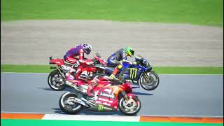 MotoGP 24  Valentino Rossi vs Pecco Bagnaia best race Valencia [upl. by Ekud]