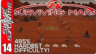 Surviving Mars Gameplay Ep 14 ►NO HUMANS ALLOWED ROBOT MINING◀ 485 HARDEST DIFFICULTY PLAYTHROUGH [upl. by Ivek]