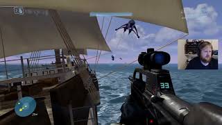 Halo 3 but with BOATS Pimps At Sea Mod [upl. by Puklich767]