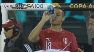 Cristian Benavente Perú vs Colombia 180616 Copa America 2016  HD 720p [upl. by Astera]