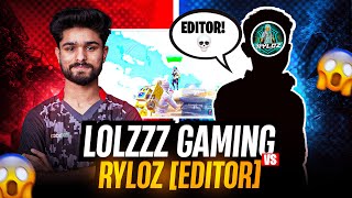 LoLzZzGaming VS RyLoZ EDITOR😱 4 TIMES FIGHT  GodL LoLzZz BGMI HIGHLIGHT 🔥 [upl. by Ahs]