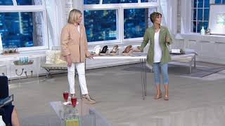 Aerosoles x Martha Stewart Wedge Sandals Hillside on QVC [upl. by Anivad966]