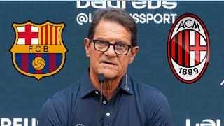 MAMMA MIA GUARDA COSA HA DETTO FABIO CAPELLO SULLA FINALE TRA MILAN E BARCELLONA NOTIZIE SUL MILAN [upl. by Aihsila]