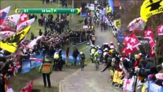 Fabian Cancellara impressive attack on Paterberg Tour of Flanders 2013 [upl. by Zetniuq]