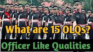 What are 15 OLQs tested in SSB  Officers like Qualities [upl. by Feola319]