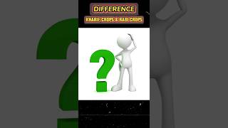 DIFFERENCE BETWEEN KHARIF CROP AND RABI CROP  kharifcrop rabicrops raikharifshortsviral [upl. by Reinert]