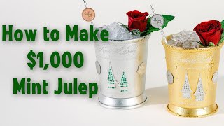 How to Make the Kentucky Derby 150 Woodford Reserve 1000 Mint Julep [upl. by Etnovert]