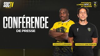 Conférence de presse  SOC Rugby  J18 vs Bourg en Bresse [upl. by Noraa933]