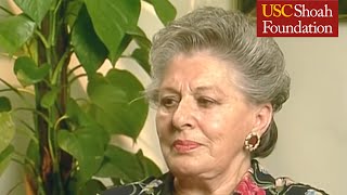 Holocaust Survivor Helen Colin Full Testimony  USC Shoah Foundation [upl. by Jensen541]